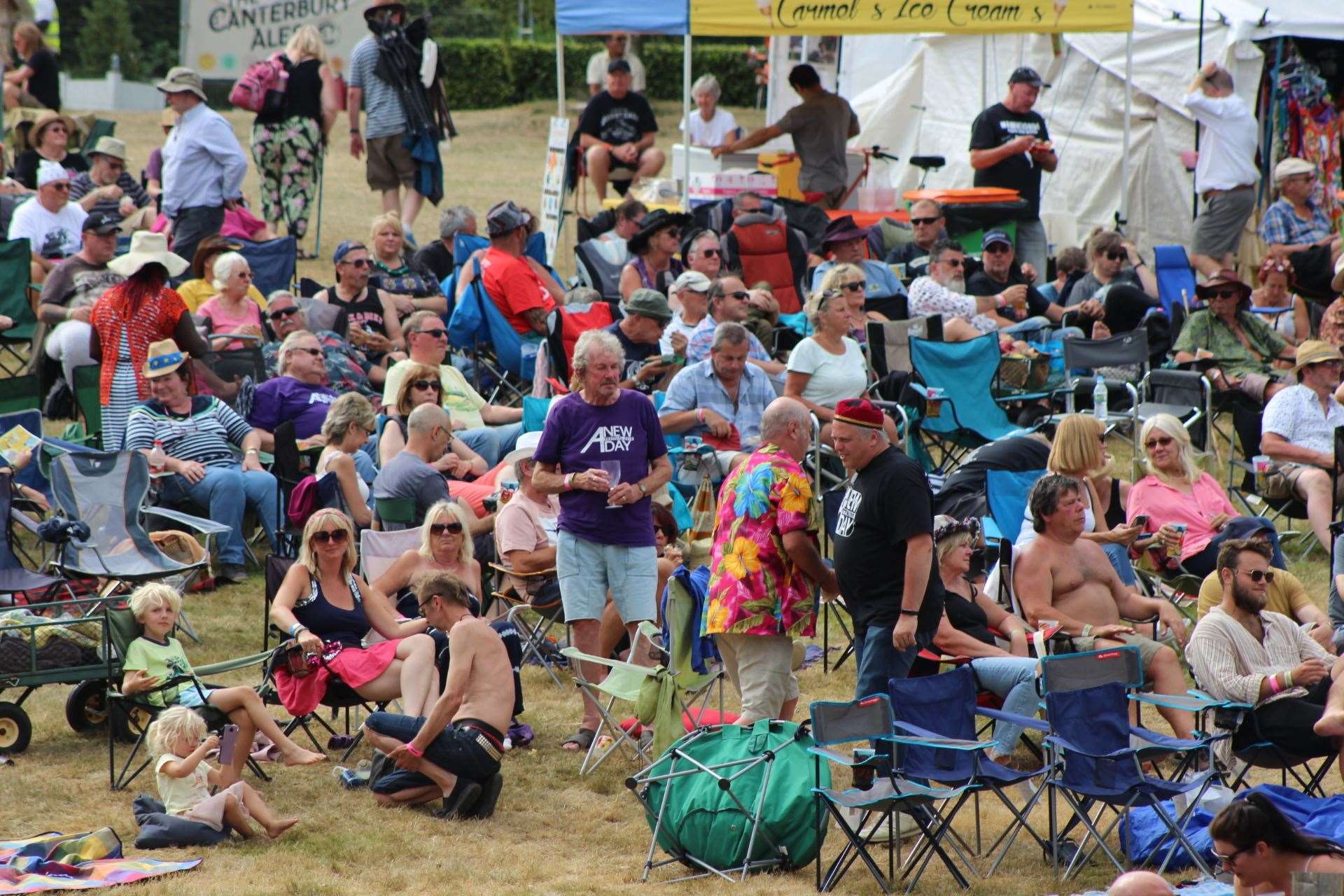 Crowds at A New Day Festival at Mount Ephraim Gardens, Hernhill, Faversham (14861445)