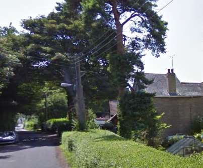 General view of Stone Heap Road, East Studdal