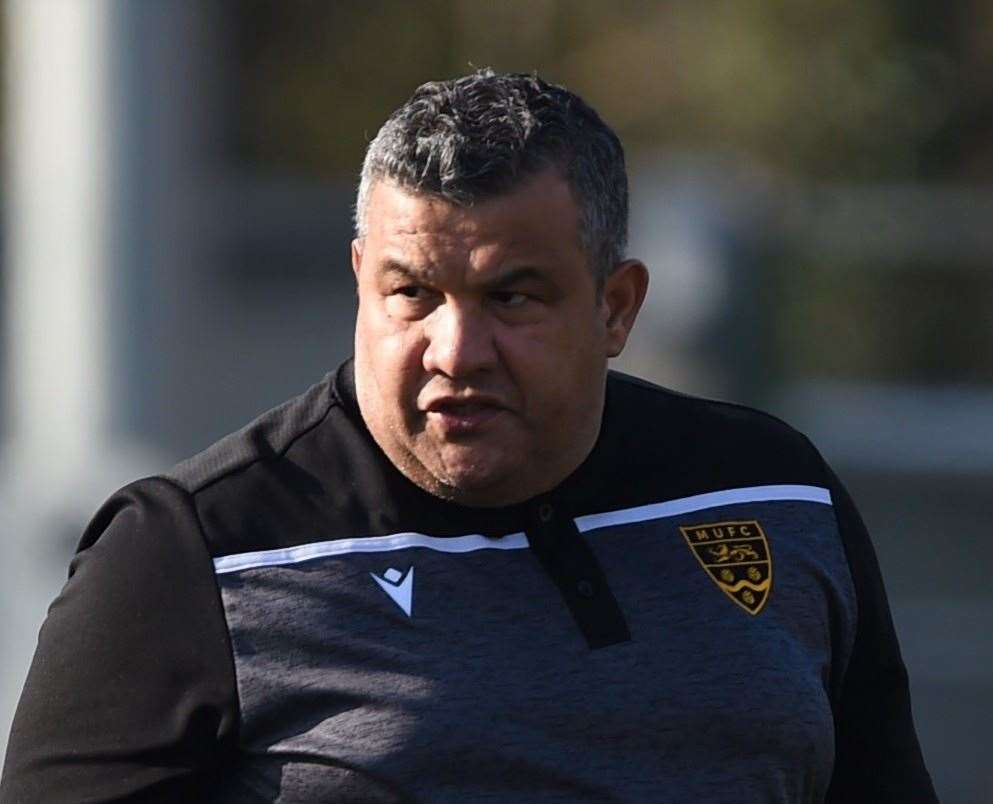 Maidstone United manager Hakan Hayrettin. Picture: Steve Terrell