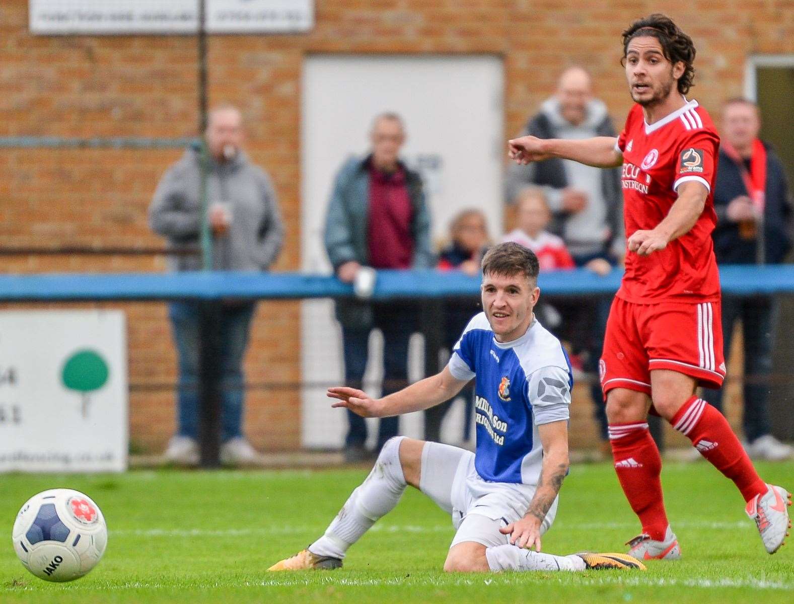 Bradley Goldberg completes his hat-trick. Picture: Dave Budden (18757095)