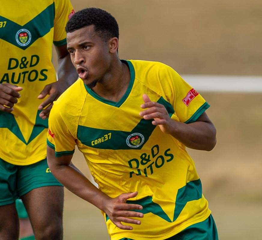 Ashford United defender Mamadou Diallo Picture: Ian Scammell