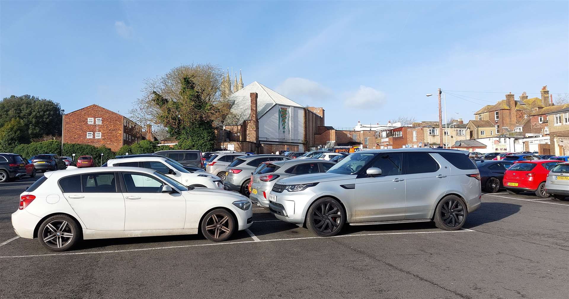 The 185-space Vicarage Lane car park in Ashford town centre