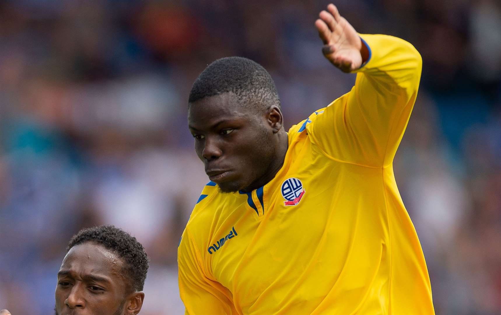 Former Bolton Wanderers player Yoan Zouma, right, has signed for Maidstone United on loan