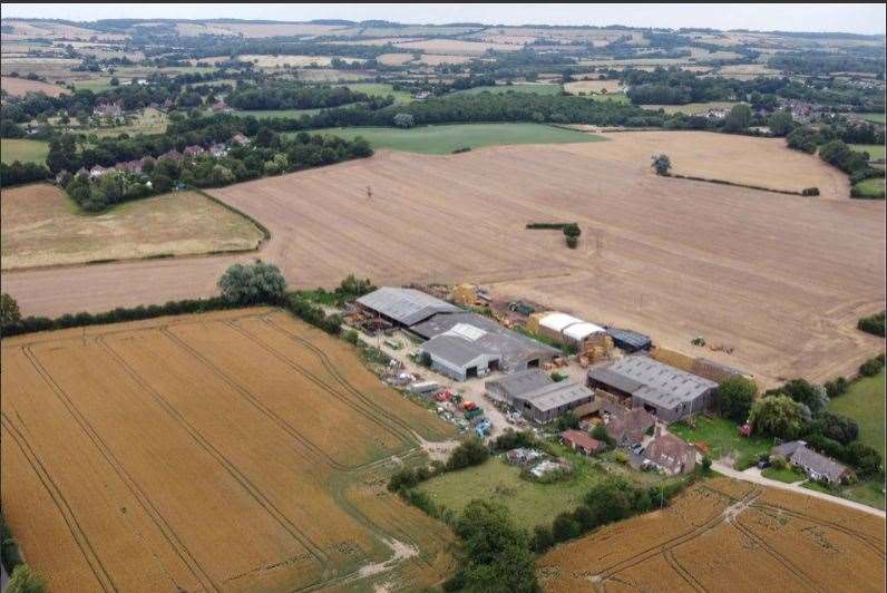 The farmhouse will be demolished as part of the plans. Picture: Picture: Quinn Estates/Milton Studio