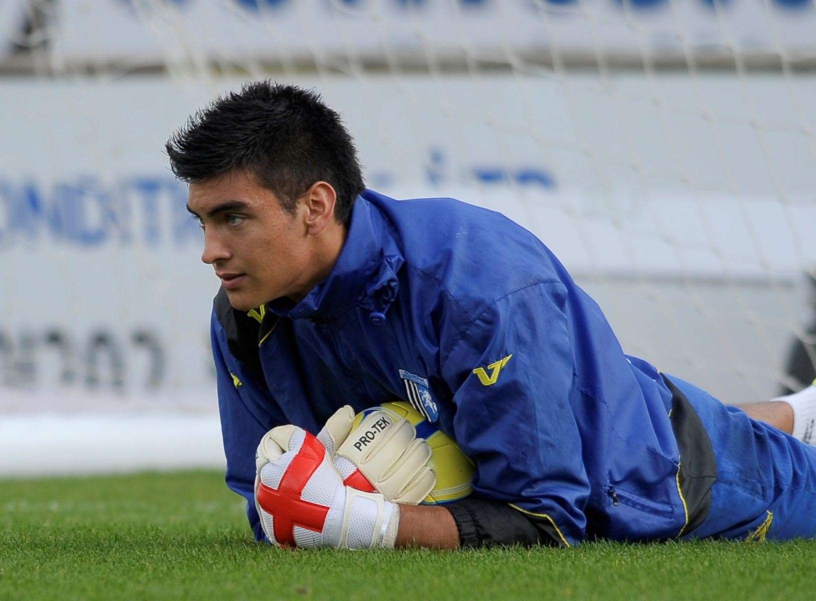 Former Gillingham goalkeeper Paulo Gazzaniga made three penalty saves for Girona on Sunday Picture: Ady Kerry