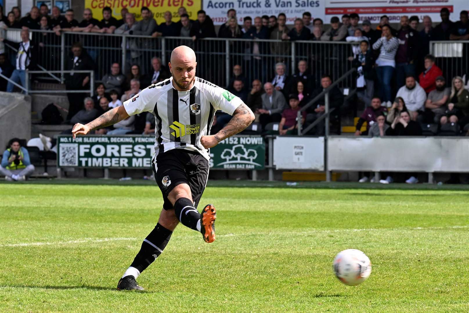 Samir Carruthers saw his penalty saved in the shoot-out. Picture: Keith Gillard