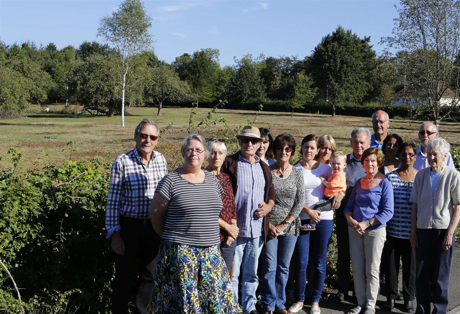 Residents have been left 'stunned' that 180 trees were been chopped down