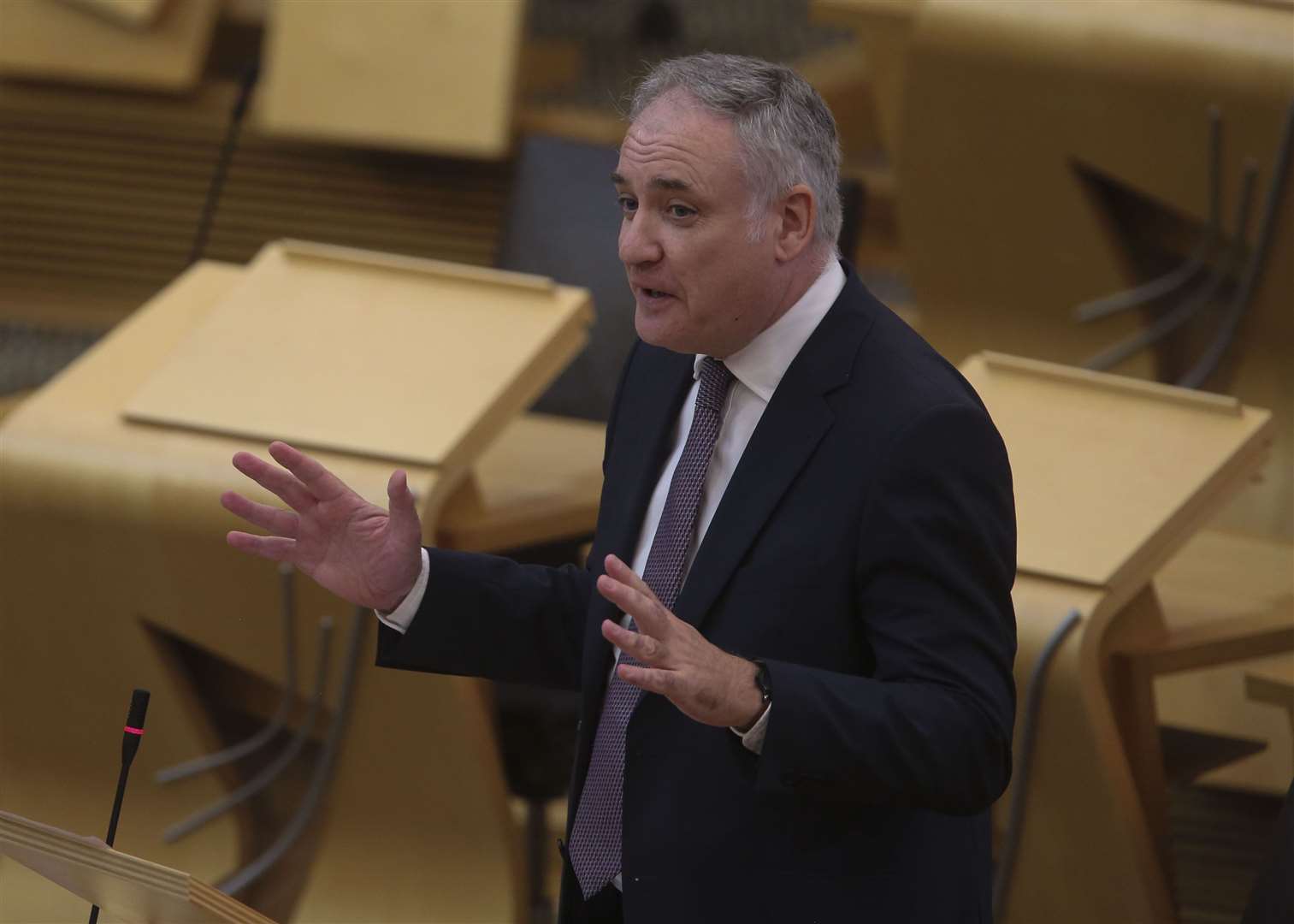 Business minister Richard Lochhead said the project ‘showcases engineering creativity at its best’ (Fraser Bremner/Scottish Daily Mail/PA)