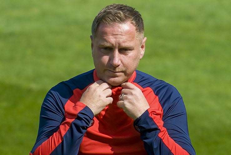 Ebbsfleet manager Dennis Kutrieb. Picture: Ed Miller/EUFC