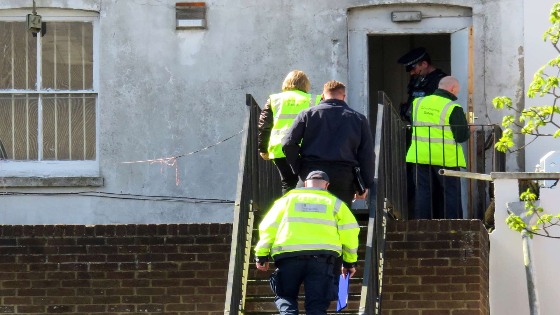 Immigration Enforcement officers searched restaurants in Ashford. Picture by Andy Clark