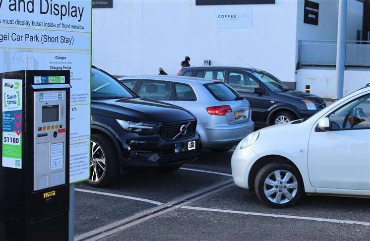 The Angel car park in Tonbridge