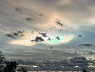 Multiple onlookers caught the sky tonight. Picture: Dean Cheeseman