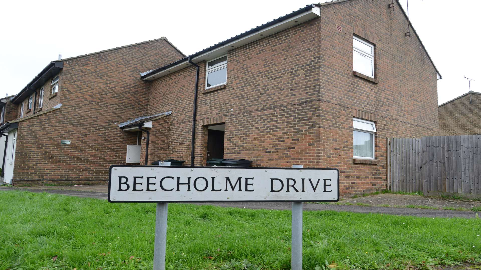 Firefighters rescued the woman from an upstairs flat