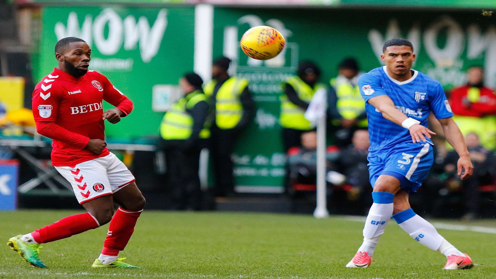 Bradley Garmston's display at The Valley impressed Gills boss Steve Lovell Picture: Andy Jones