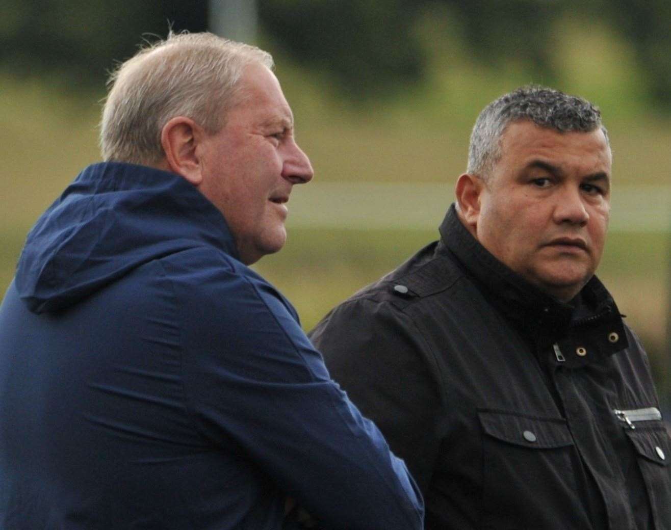 Terry Harris and Hakan Hayrettin are determined to turn Maidstone's fortunes Picture: Steve Terrell