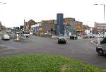 Traffic turning into Medway Street from Globe Street