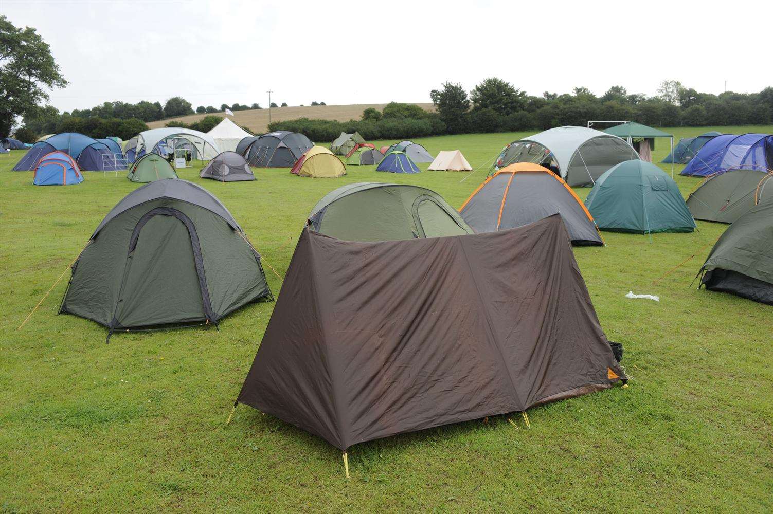 By night, the grounds of Ripple Vale have a festival feel