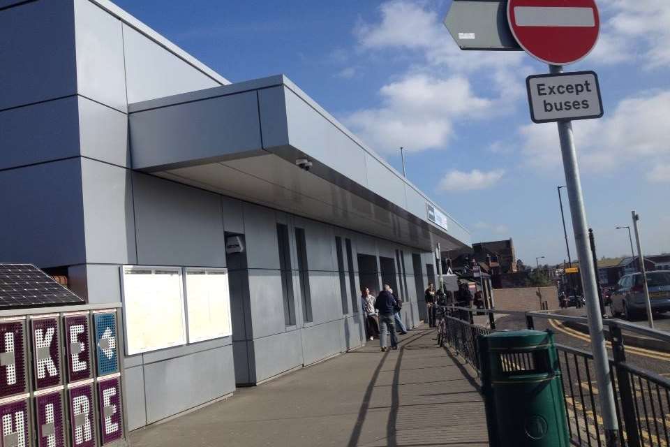 Tonbridge Railway Station. Stock picture.