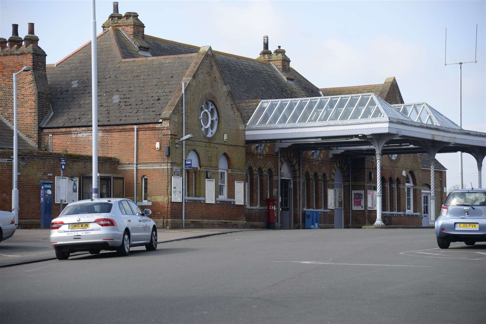 Emergency services were called Herne Bay railway station this afternoon