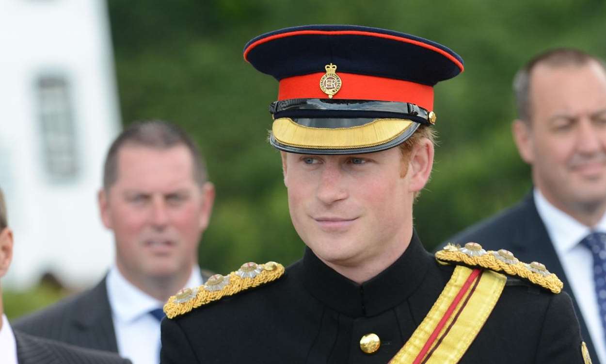 Prince Harry at the WW1 centenary commemoration at Folkestone harbour last year