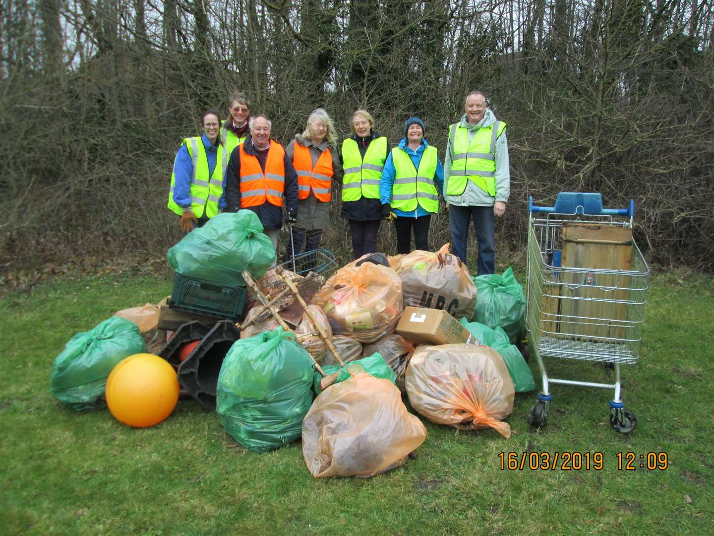 The Weavering Heath litter pickers