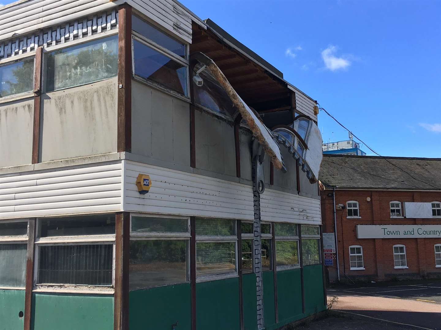 Alex Chinneck has transformed the building