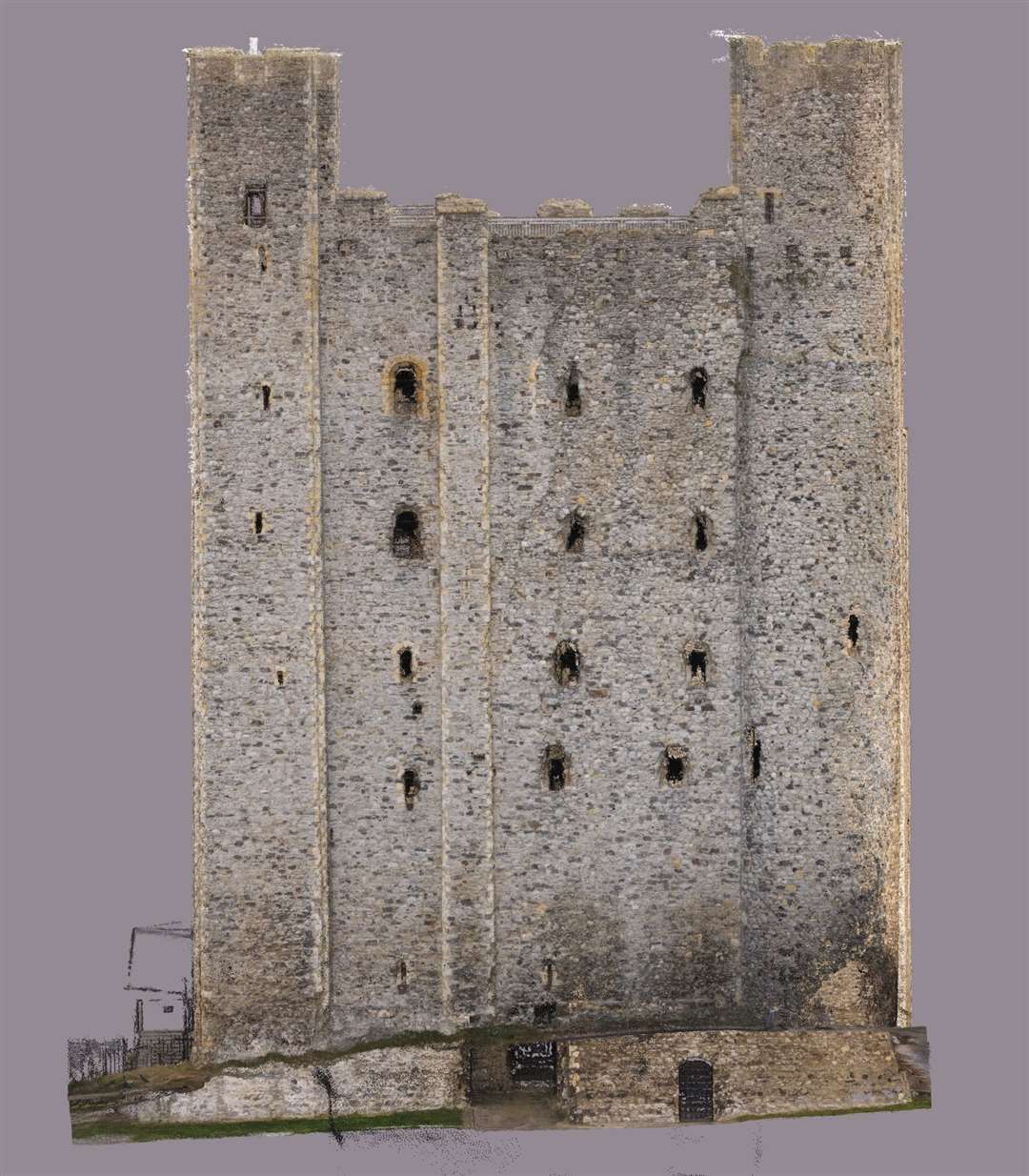 The digital model of Rochester Castle. Pictures: ©Historic England Photo Library