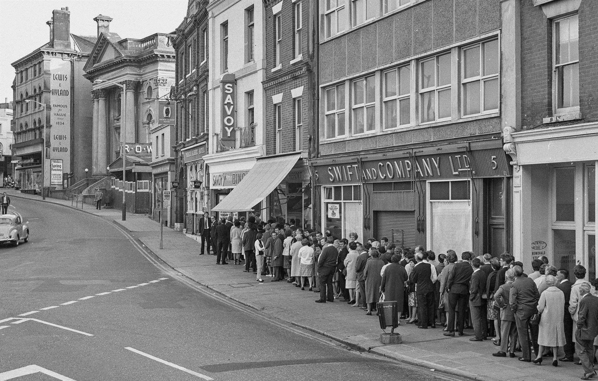 Folkestone, in 1967, was rocked by the explosion of the ship. Picture: Alan Taylor's Lost Folkestone