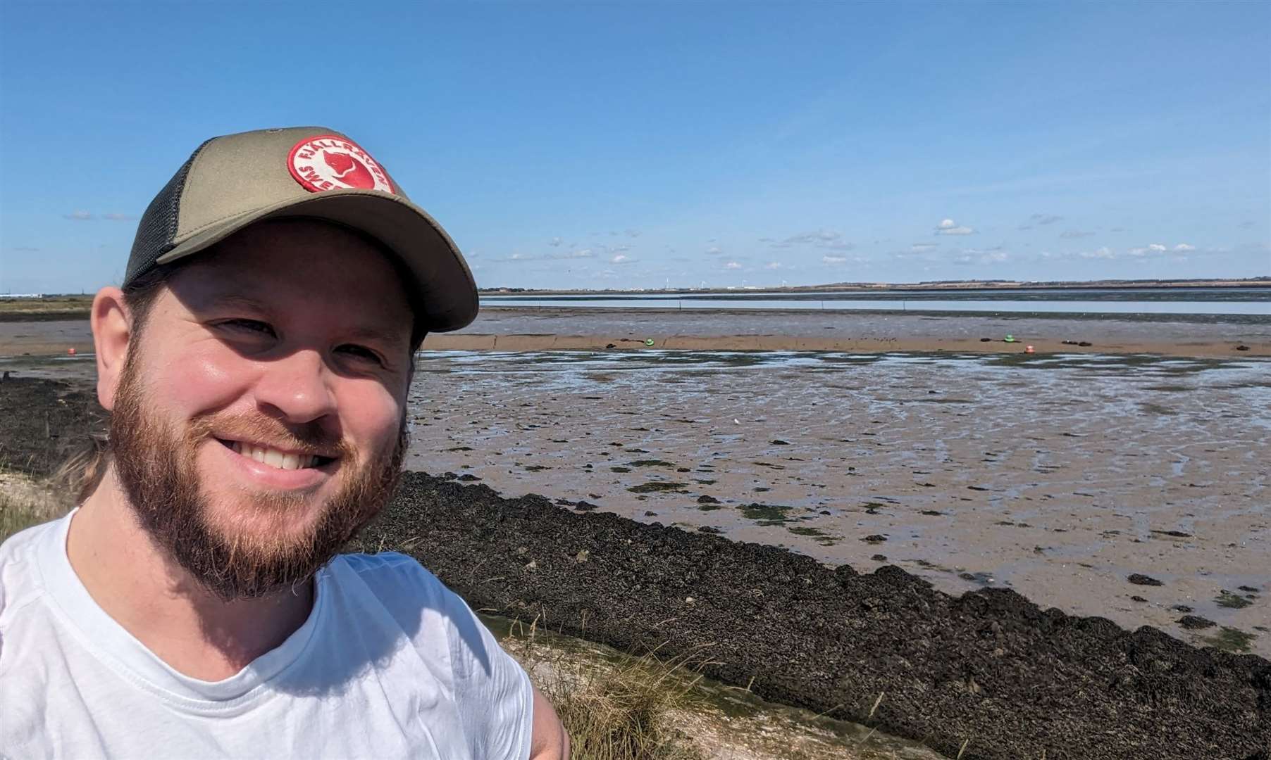 Rhys Griffiths exploring a corner of Kent he had never visited before