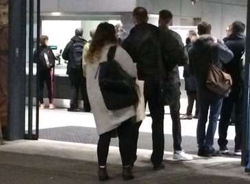 Queues formed at the new Rochester station with only one ticket office open