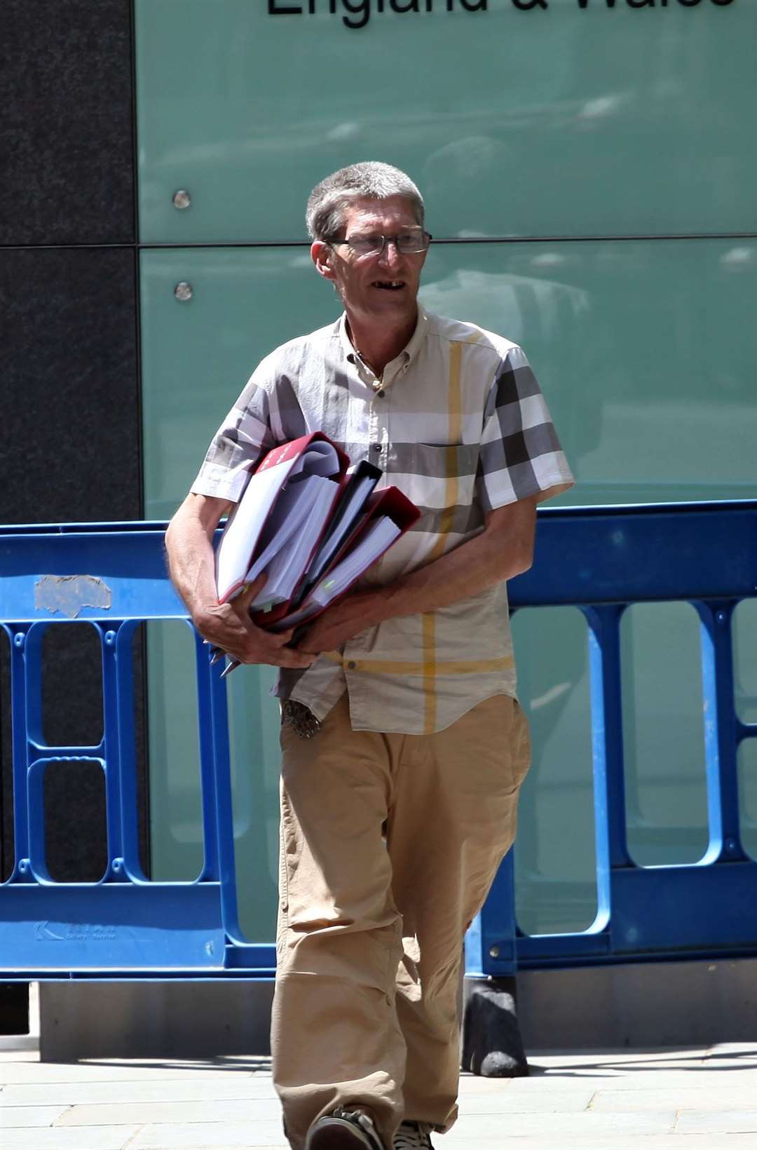 Justin Dennis outside High Court