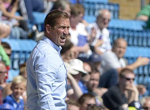 Gills boss Justin Edinburgh. Picture: Barry Goodwin