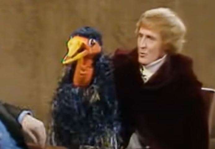 Michael Parkinson met his match when he invited Rod Hull and Emu onto his BBC chat show in 1976