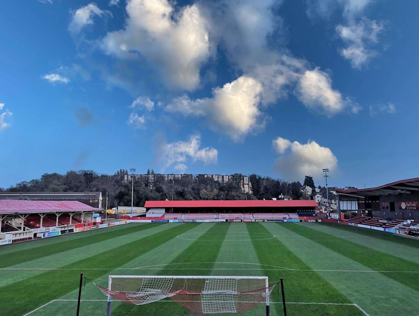 The Kuflink stadium is where Ebbsfleet United play their home games. Photo: Northfleet Harbourside