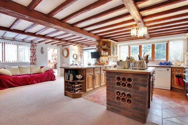 The kitchen area. Picture: Zoopla / Jackson-Stops