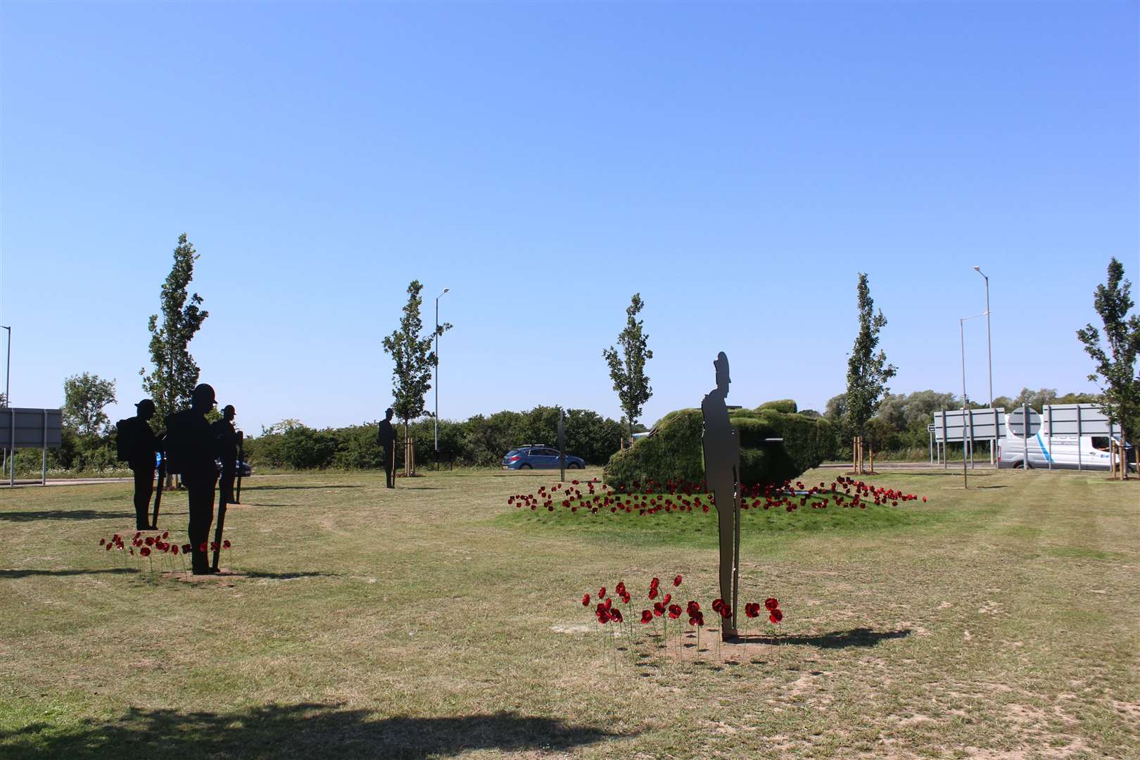 The assemblage will feature in the 'Best of British Roundabouts 2021' calendar. Picture: Ashford Borough Council