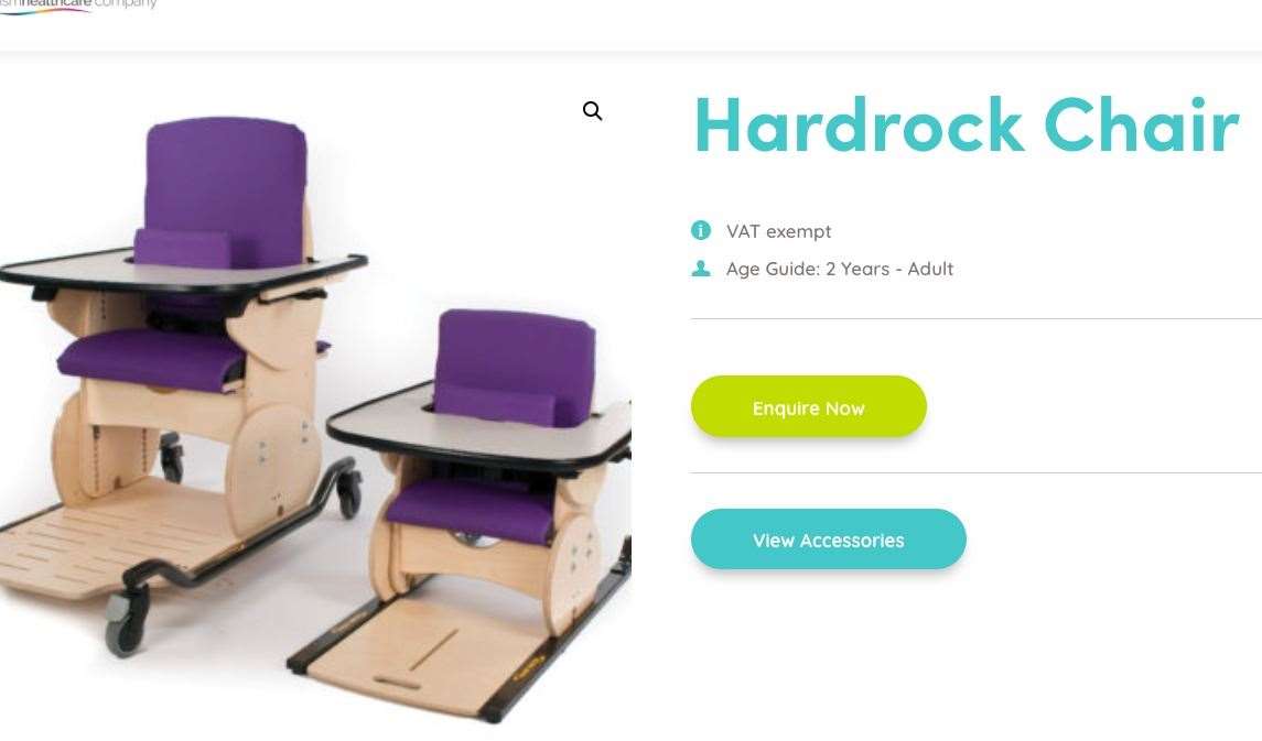 'Hardrock' chairs similar to these were used to restrain the twins