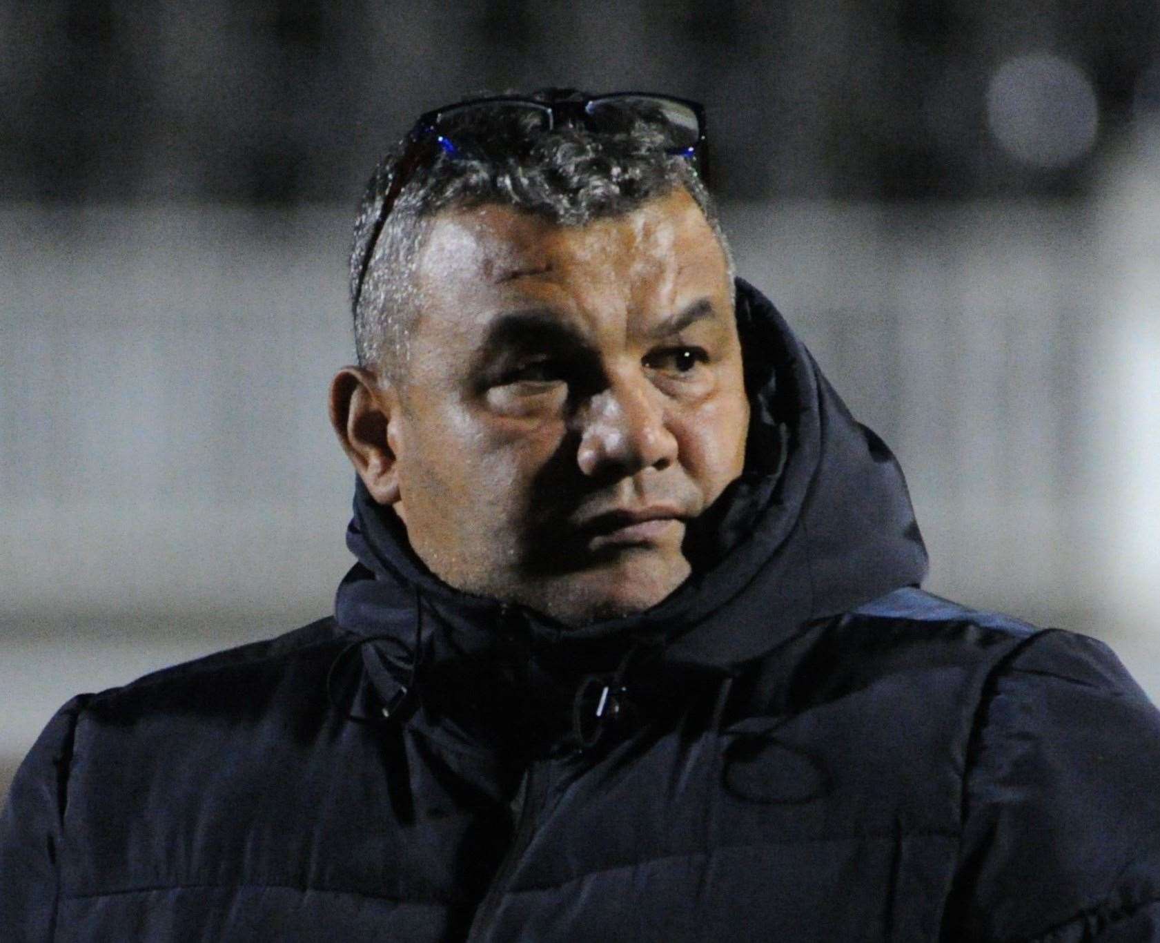 Maidstone United manager Hakan Hayrettin Picture: Steve Terrell