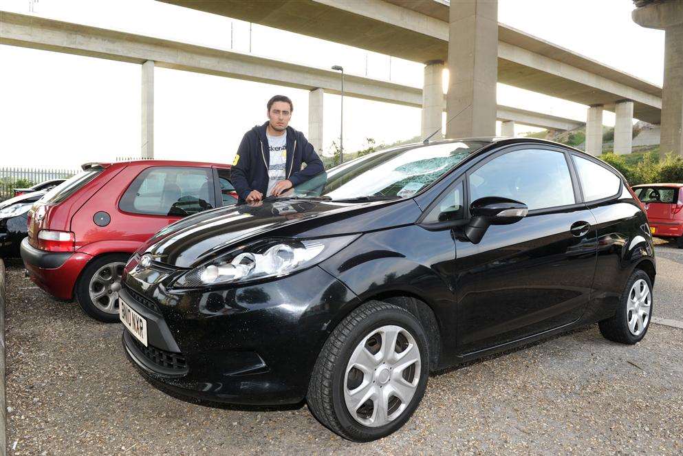 Alex's car was parked close to the M2 motorway bridge