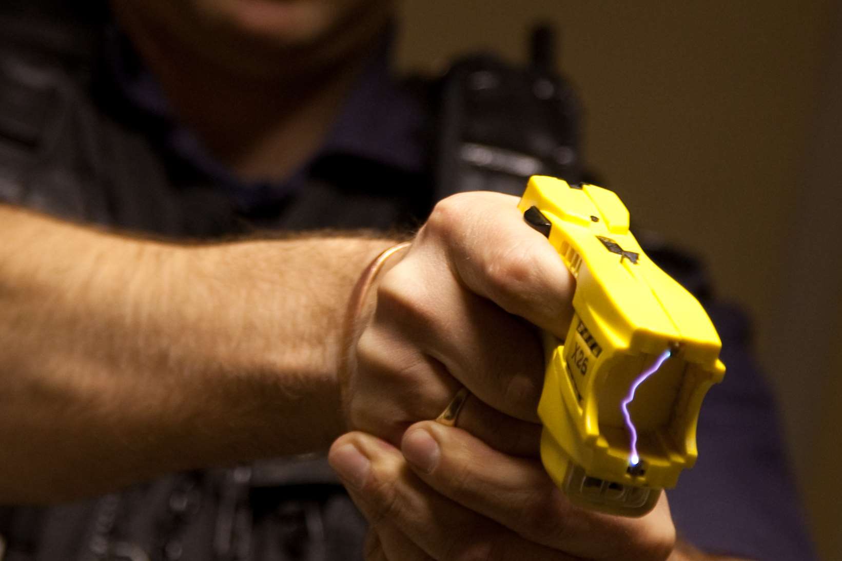 A taser-style gun. Stock image