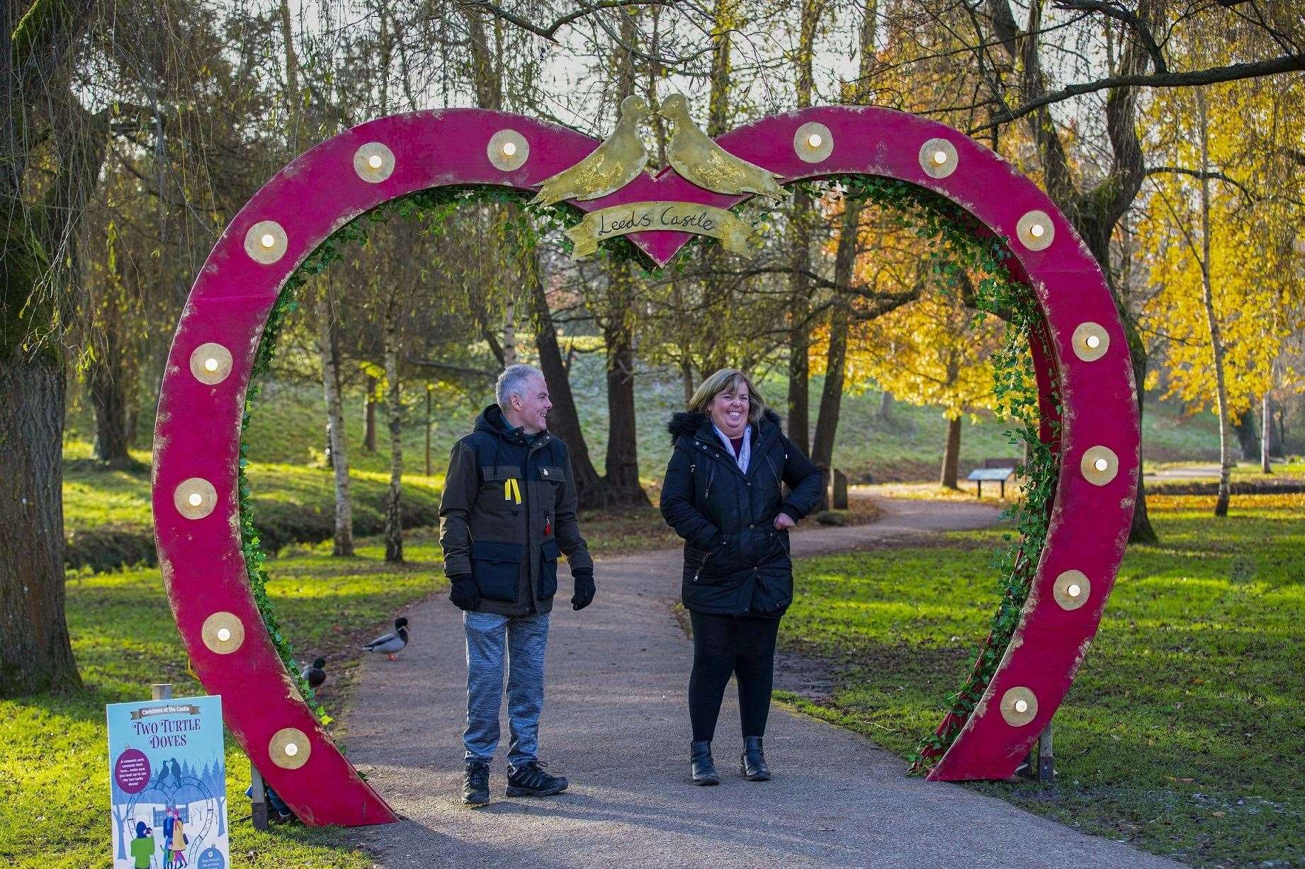 Know someone you'd like to take through this at Leeds Castle's winter trail? Picture: Leeds Castle