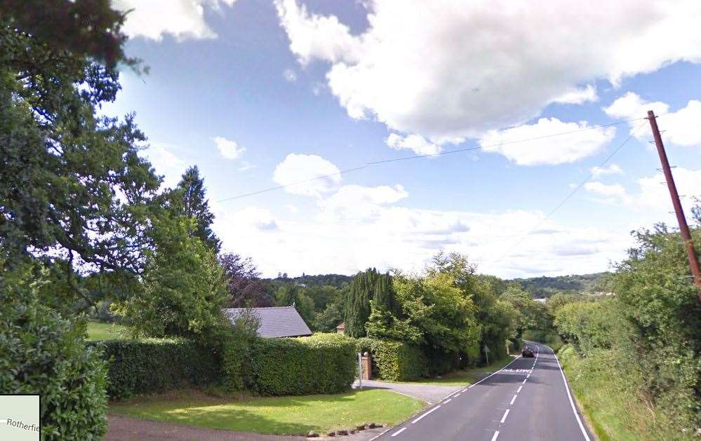 Rotherfield Road, Crowborough, near where the crash happened. Picture: Google Street View