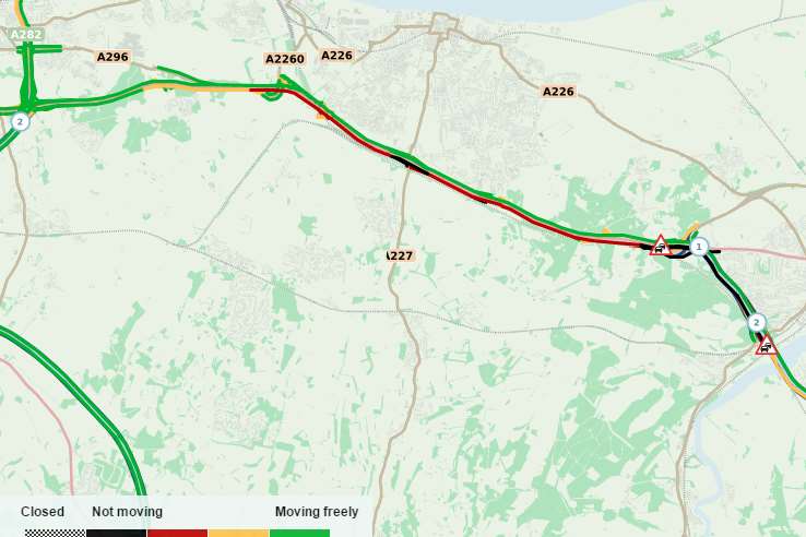 Highways England map