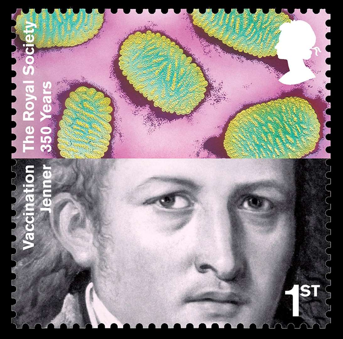 A stamp released in 2010 celebrating Dr Edward Jenner’s achievements in the fight against disease (Royal Mail/PA)