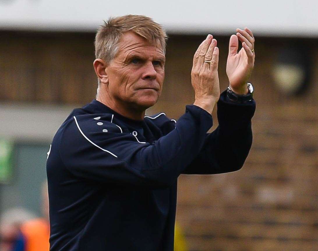 Dover manager Andy Hessenthaler. Picture: Alan Langley