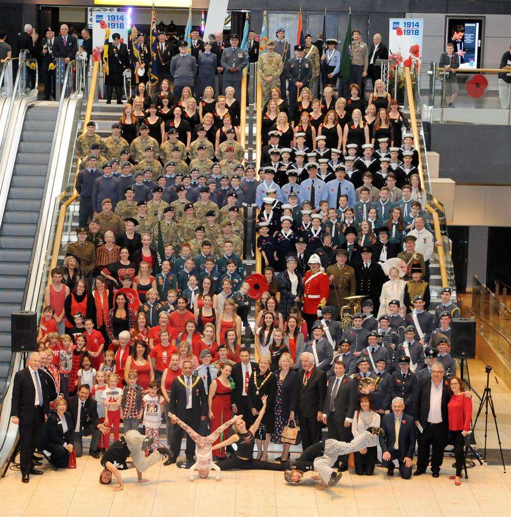 Launch of the Poppy Appeal at Bluewater