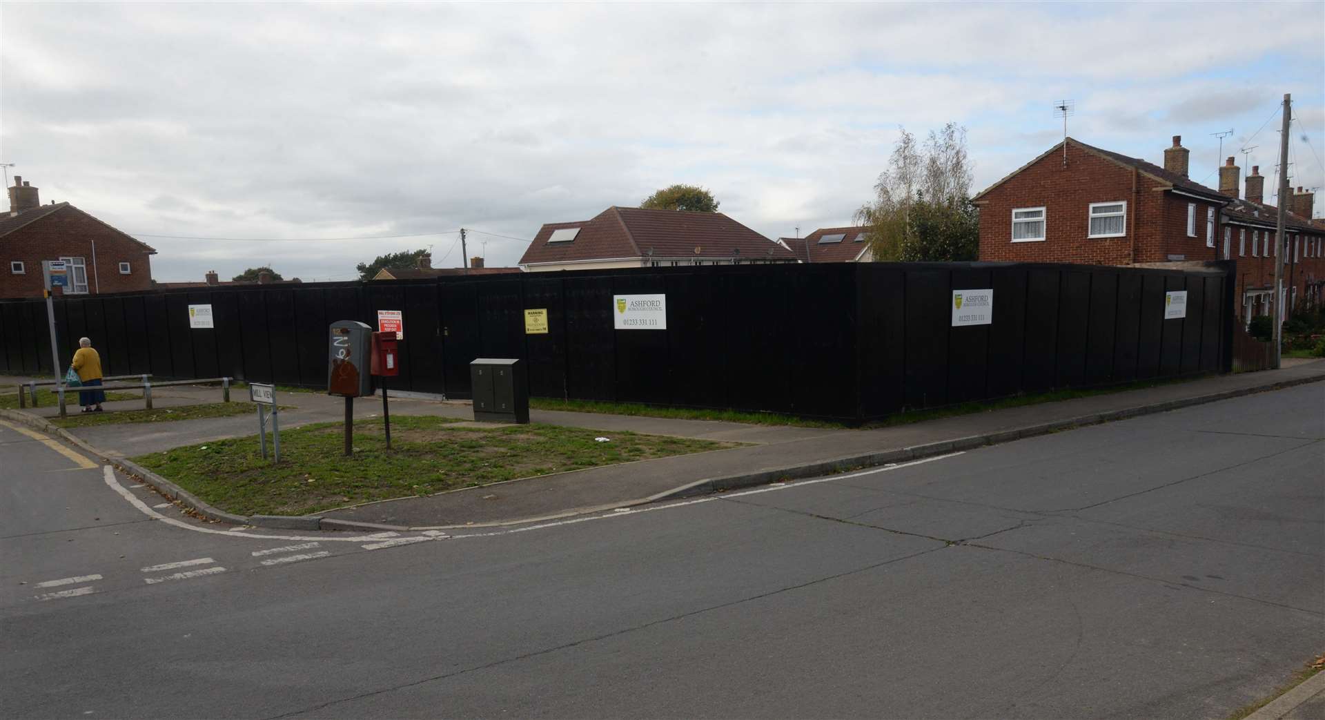 The site of the gas explosion in Mill View, Willesborough, has now been cleared. Picture: Chris Davey