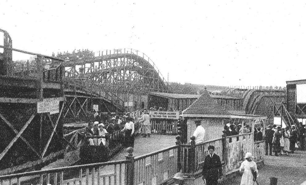 The Scenic Railway in 1921 - its first full season. Picture: Nick Evans