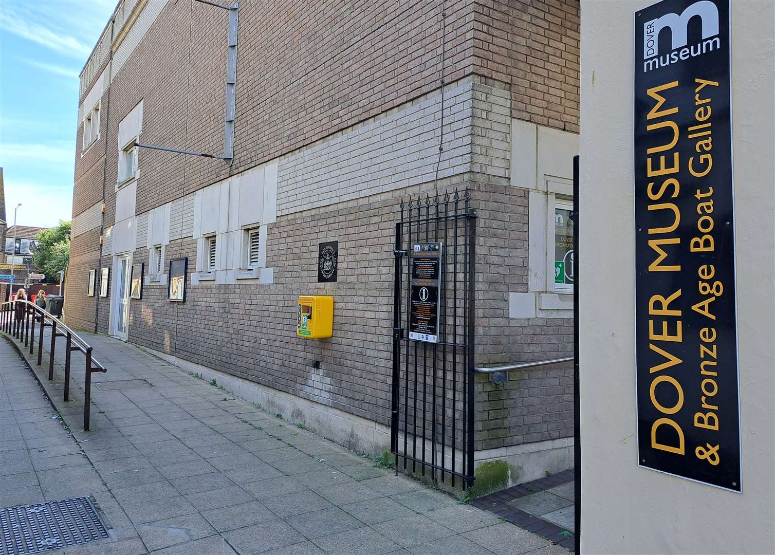 The cinema currently shares a fire exit with Dover Museum