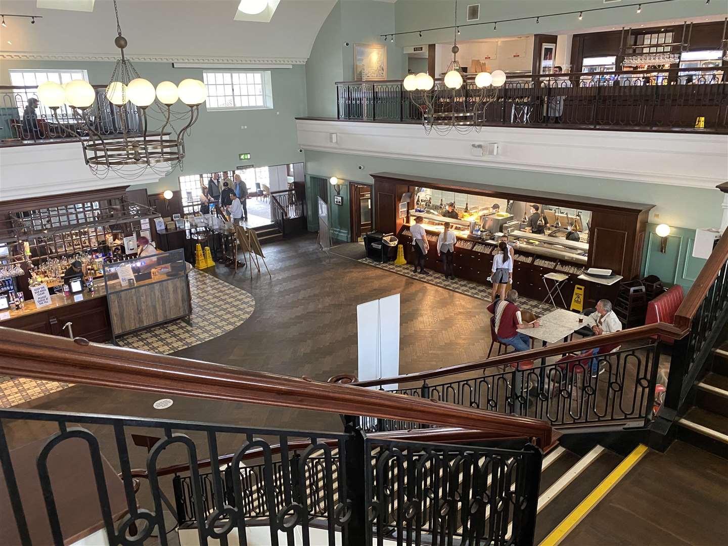 The Wetherspoon pub closed on Monday